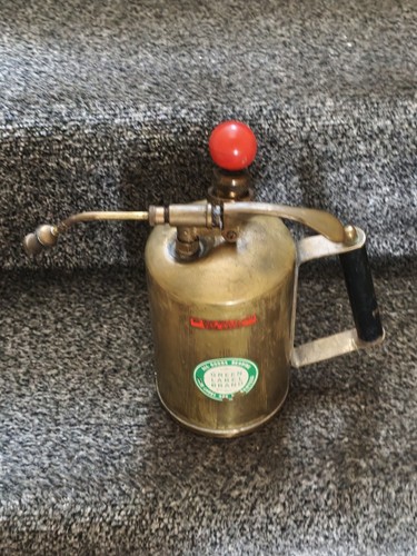 Vintage brass paraffin - paraffin, blow