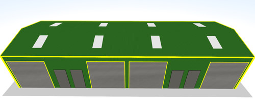 Steel framed buildings - framed,