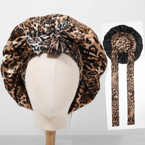 Adjustable silky satin bonnet - adjustable,