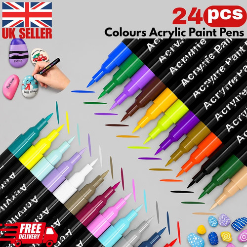 Colours acrylic paint pens - 24,
