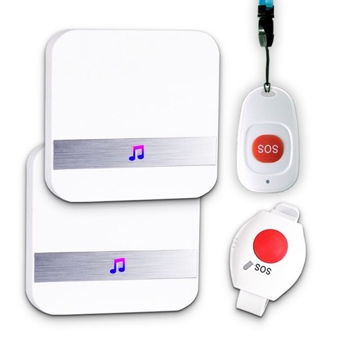 Caregiver elderly old pager - old,