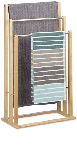 Bamboo wooden tier steel - 3-tier,