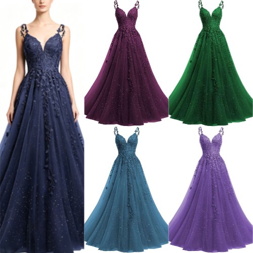 Women sparkly tulle prom - sparkly,