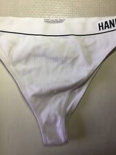 2XL Vintage HANES Ribbed Stretch Very Hi-Leg Bikini Panties