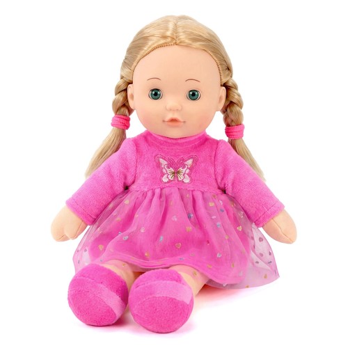 Pink baby doll - doll, sleeping