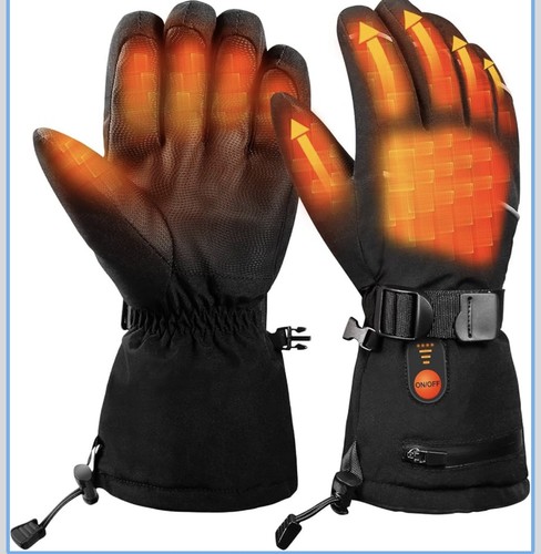 Electric heated gloves - heated,