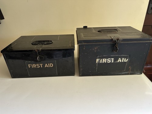 Vintage metal first aid - first,