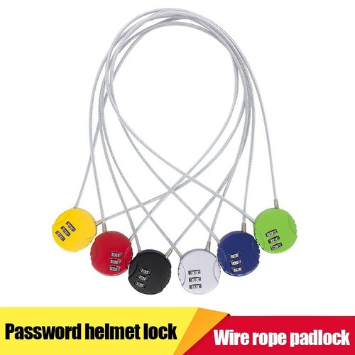 Wire rope padlock - wire,