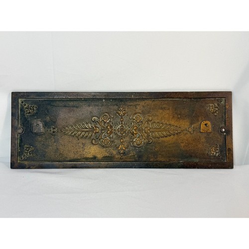 Antique brass cash register - brass,