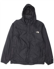 THE NORTH FACE Mens Hyvent Hooded Windbreaker Jacket UK 40 Large Navy Blue BP07