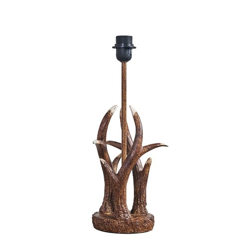 Rustic antler table lamp - rustic,