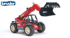 Bruder Toys 02125 Pro Series Manitou Telescopic Loader Toy Model 1:16