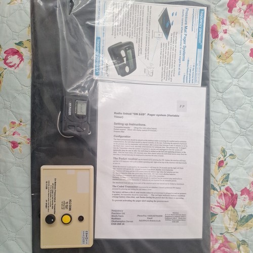 Pressure mat pager - mat,