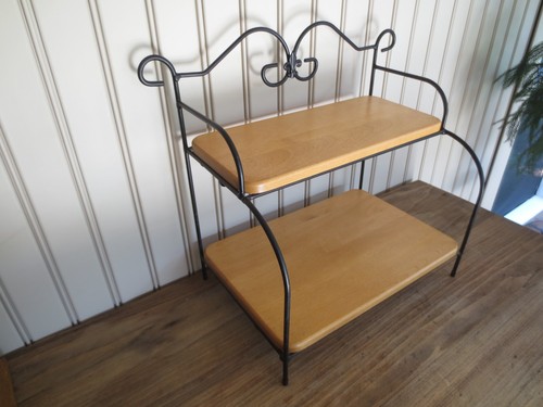 Tier black wrought iron - black,