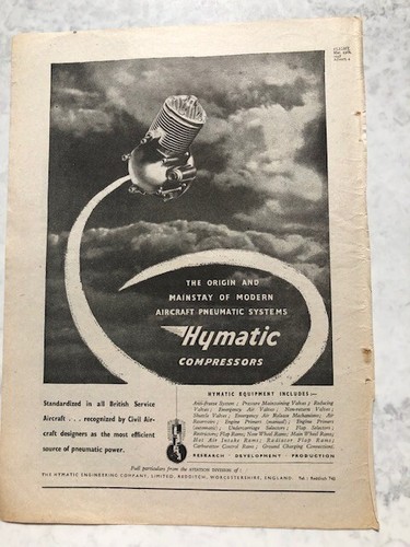 1947 aircraft advert hymatic - 1947,