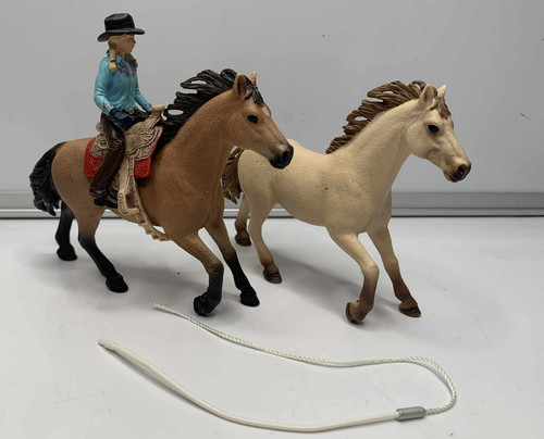Schleich cow girl rider - rider, and