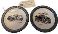 Plate Rolls Royce Bugatti Silver Ghost Veteran cars vintage gift men Wade Wall