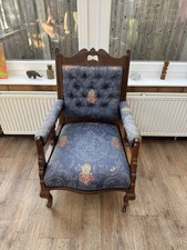 Antique Armchair On Castors 