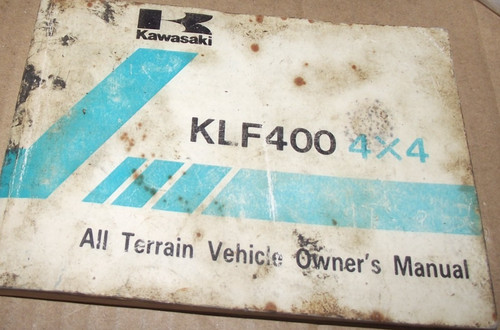 Kawasaki klf400 4x4 owners - kawasaki,