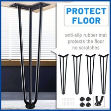 4x Heavy Duty Hairpin Legs