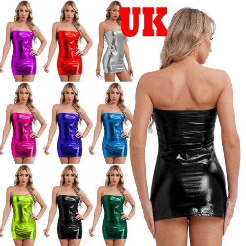 Womens sexy metallic shiny - womens,