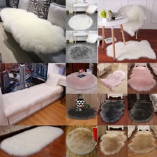 Soft Fluffy Sheepskin Chair