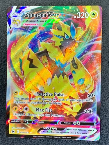 Zeraora vmax 054 - zeraora, 054/159