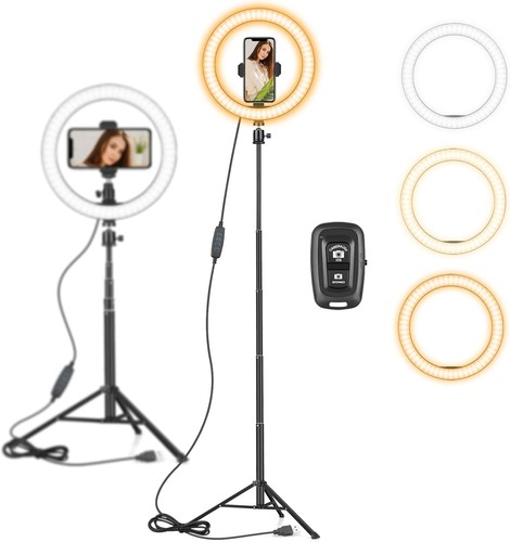 Ring light with - with, tall