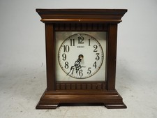 Seiko QXJ028B Wooden Mantel