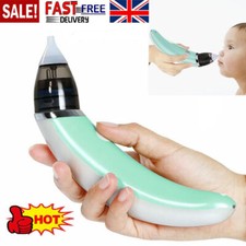 Electric Baby Silicone Nasal Aspirator Vacuum Sucker Nose Mucus Snot Cleaner UK