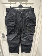 Snickers 3223 Floor Layers Work Trousers Size 104 /38 Waist 30 Leg Very Good