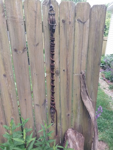 Vintage block tackle double - &,