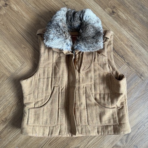 Orvis tweed wool gilet - wool, size