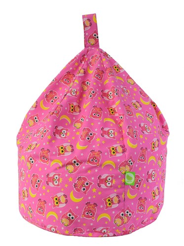 Kids owl bean bag 100 - bag, 100%