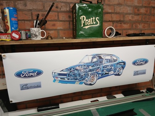 Classic car banners ford capri - banners,