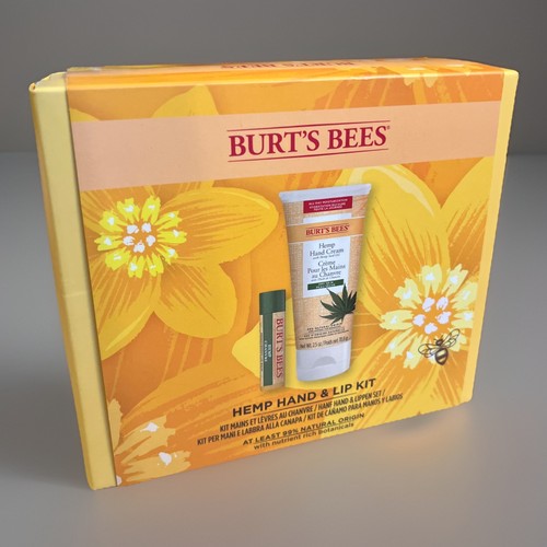 Burts bees hemp hand - bees, lip