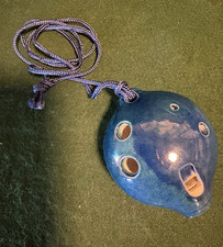 Ceramic Ocarina Langley D Blue