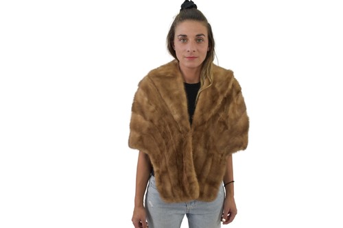 Mink fur stole - mink,