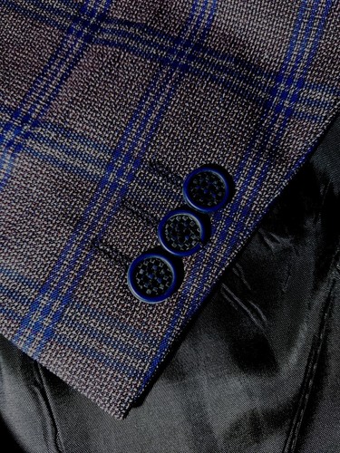 38r blue brown canvas - brown,