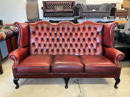 Chesterfield oxblood real - chesterfield,