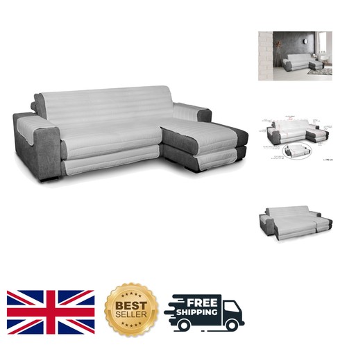 Elegant light grey sofa cover - light,