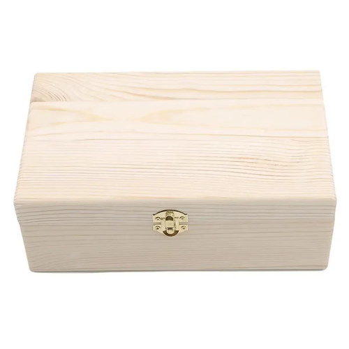Wooden storage box rectangular - wooden,