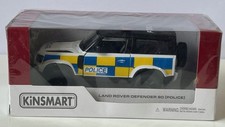 Land Rover Defender Police British Car Model Diecast 1:36 Scale Kinsmart