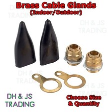 Brass Cable Glands For Armoured Cable Indoor Outdoor Use IP30 IP66 Gland Shroud