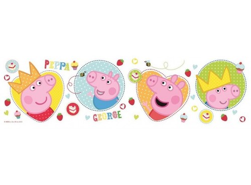 Peppa pig george foil banner - pig,