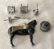 7 Vintage TRADITION London & Other Toy Model Soldier Parts incl Stirrup Pump