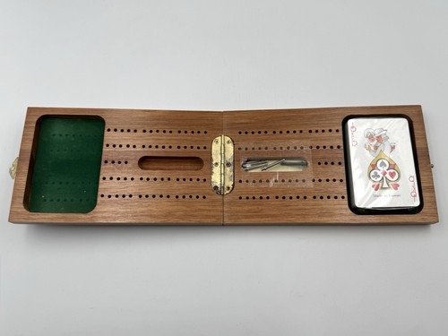 Vintage wooden cribbage - vintage, board