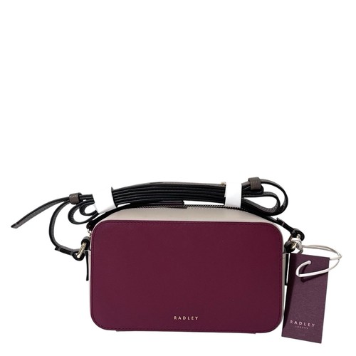 Radley handbag carmine leather - radley,