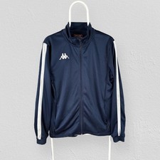 Vintage Kappa Track Top Bomber Jacket Blue Mens Medium