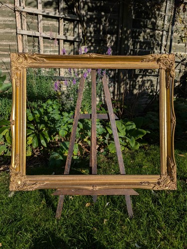 Vintage large antique gold - large,